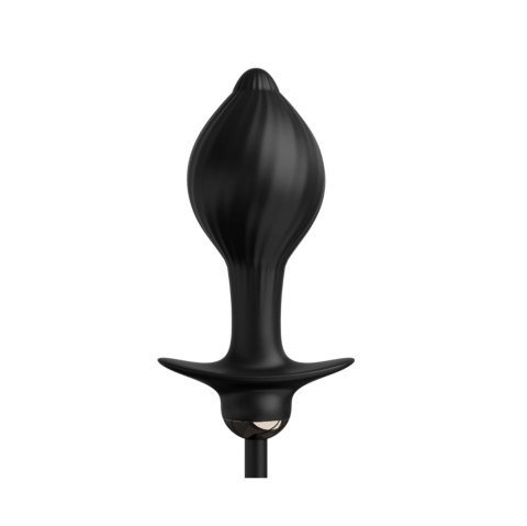 Koraliki Analne czarne Auto-Throb Inflatable Vibrating Plug Pipedream