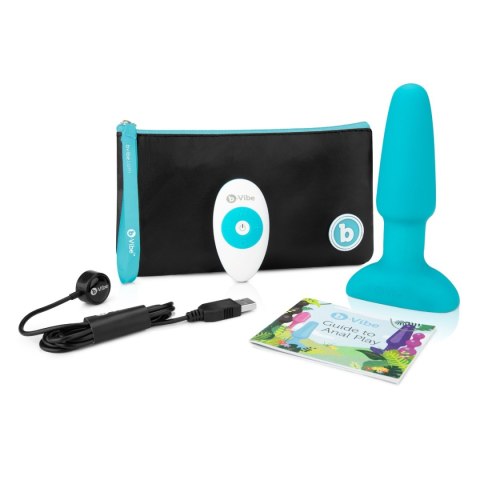 Korek analny Rimming Plug 2 Teal b-Vibe