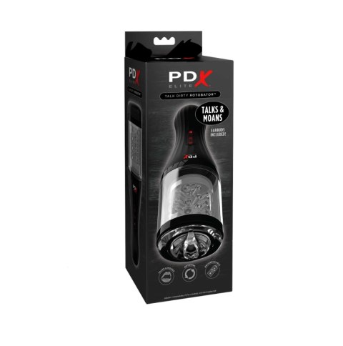 Masturbator Pdx Elite Talk Dirty Rotobator Clear Pipedream