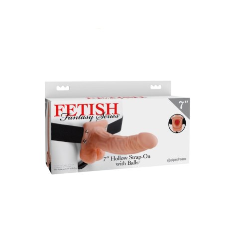 Uprząż Fetish Fantasy Series 7" Hollow Strap-On Pipedream