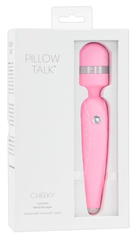 Masażer Cheeky Pillow Talk 3 Tryby 7 Programów USB Ładowany Swarovski Pink - Cheeky