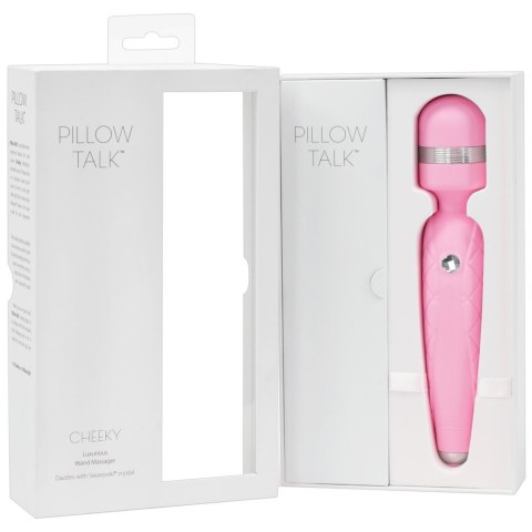 Masażer Cheeky Pillow Talk 3 Tryby 7 Programów USB Ładowany Swarovski Pink - Cheeky