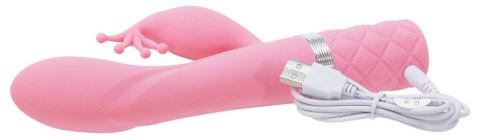 Wibrator Króliczek Z Kryształem Swarovski® Soft-Touch Różowy - PILLOW TALK KINKY PINK