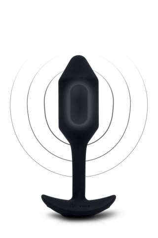 Korek analny Vibrating Snug Plug 2 Black b-Vibe