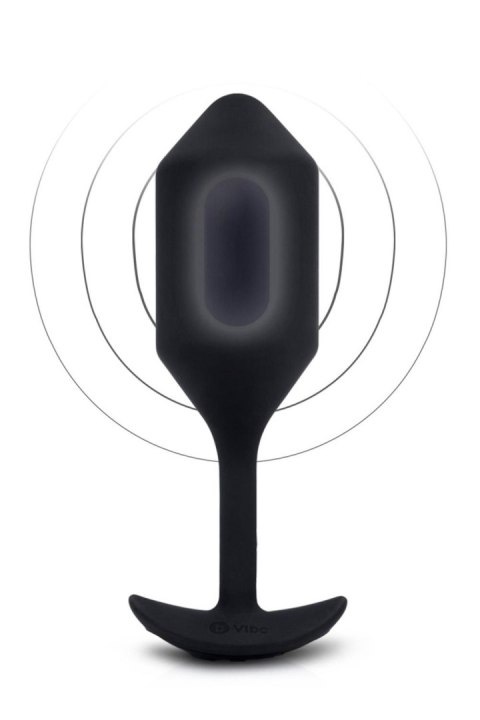 Korek analny Vibrating Snug Plug 4 Black b-Vibe