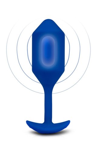 Korek analny Vibrating Snug Plug 4 Navy b-Vibe