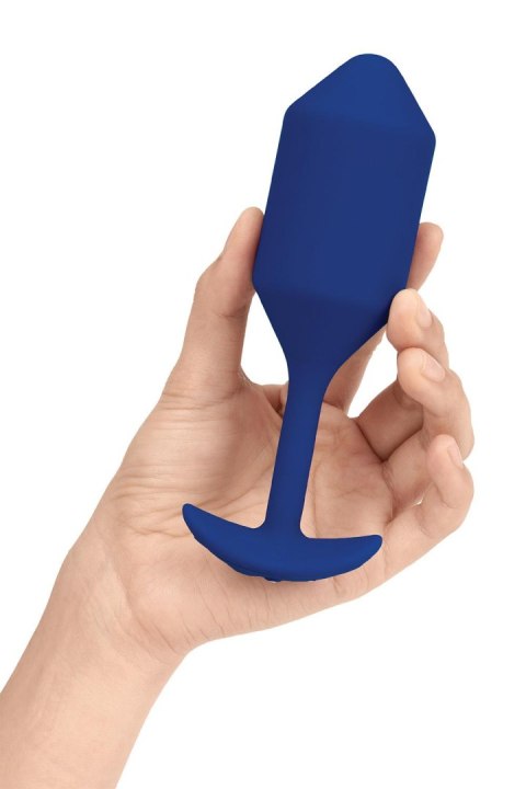 Korek analny Vibrating Snug Plug 4 Navy b-Vibe