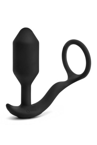 Korek analny Vibrating Snug & Tug M Black b-Vibe