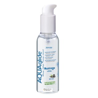 Lubrykant I Żel Do Masażu O Zapachu Trawy Cytrynowej Aquaglide Massage + Glide Lemongrass 200ml JoyDivision