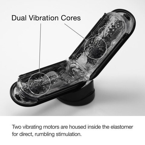 Masturbator Flip Zero Electronic Vibration Black Tenga