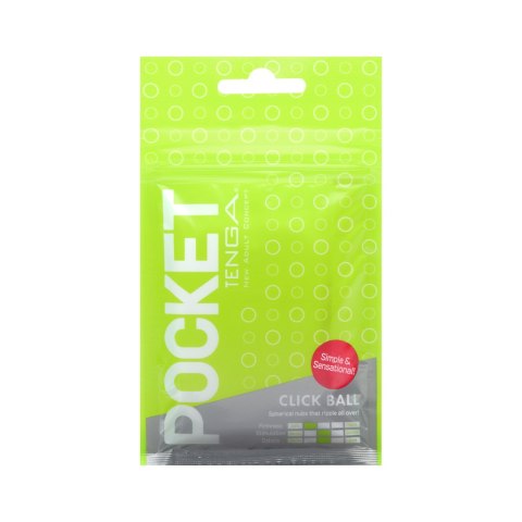 Masturbator Pocket Stroker Click Ball Tenga