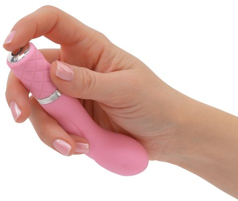Luksusowy Wibrator Do Punktu G Silikonowy Kryształ Swarovski USB - PowerBullet Quilted Vibe