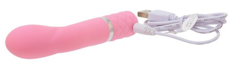 Luksusowy Wibrator Do Punktu G Silikonowy Kryształ Swarovski USB - PowerBullet Quilted Vibe