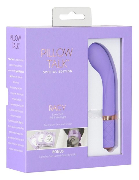 Ekskluzywny Zestaw Dla Par Z Wibratorem Kryształ Swarovski I Szal - Pillow Talk Racy Special Edition