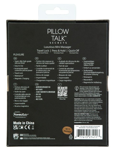 Masażer Różdżka Pillow Talk - Secrets Pleasure