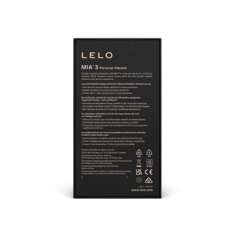 Wibrator Mia 3 Black Lelo