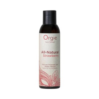 Lubrykant Wodny All Natural Strawberry 150 Ml Orgie