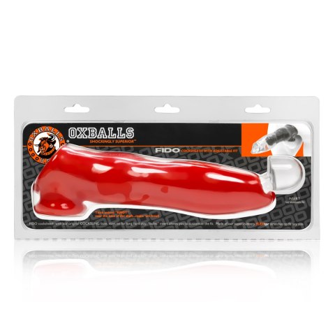 Nakładka na penisa Fido Cocksheath Red Oxballs
