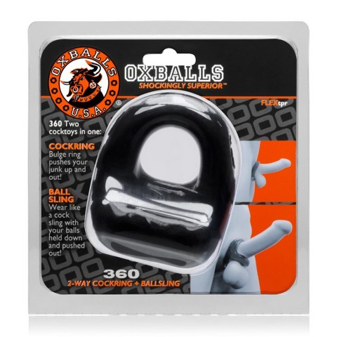 Pierścień na penisa i jądra 360 Cockring & Ballsling Oxballs