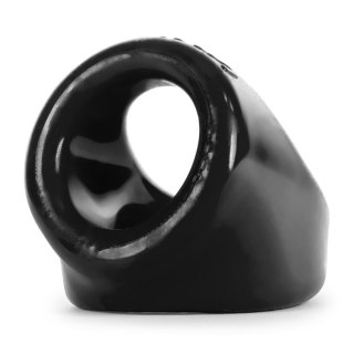 Pierścień na penisa i jądra Unit-X Cocksling Black Oxballs