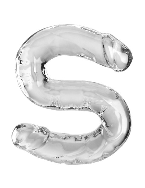 Dildo podwójne przeźroczyste 46cm Clear Double Dildo Pipedream KING COCK