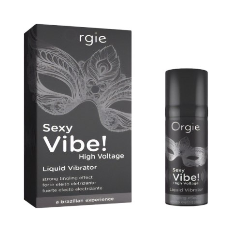 Wibrator W Płynie Sexy Vibe! High Voltage Liquid Vibrator 15ml Orgie