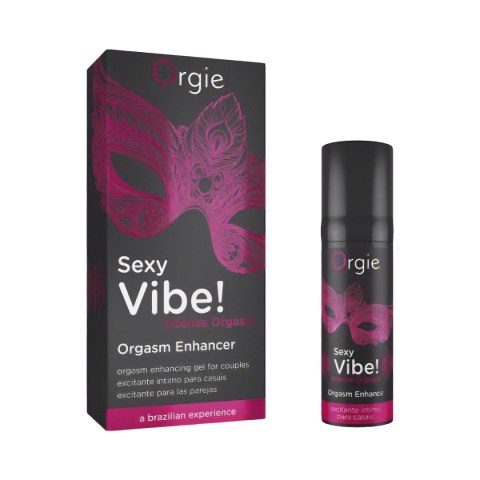 Wibrator W Płynie Sexy Vibe! Intense Orgasm 15 Ml Orgie