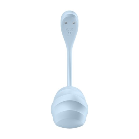 Jajeczko wibrujące błękitne na aplikację Smooth Petal Satisfyer
