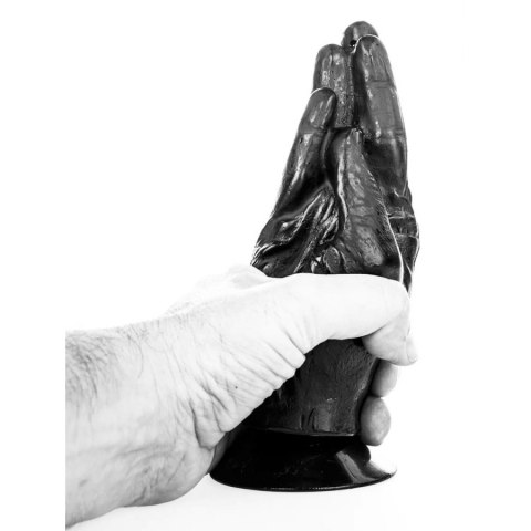 Dildo do fistingu dłoń czarne Fist 18x7cm All Black
