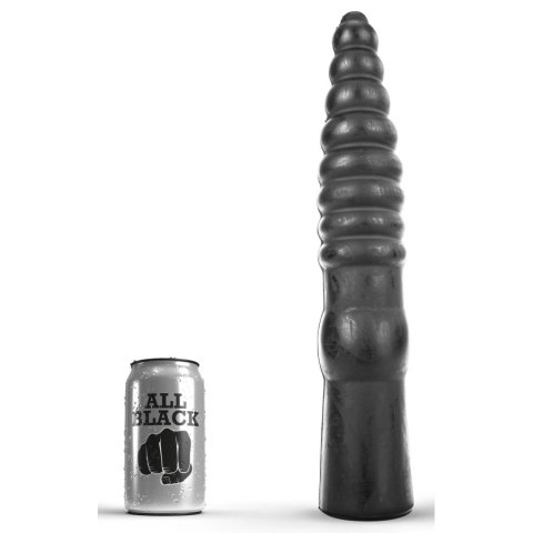 Dildo czarne Drainer 26x7cm All Black