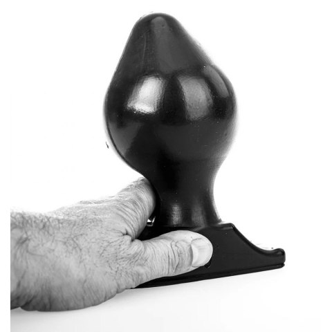 Korek analny czarny Cors Butt Plug 17x9cm All Black