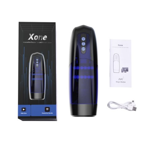 Masturbator Sterowany Aplikacją Xone Blue Magic Motion