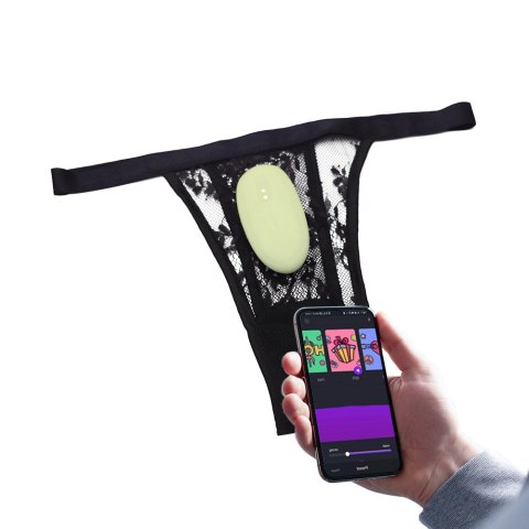 Wibrator Nyx Smart Panty Vibrator Green Magic Motion