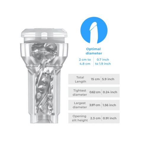 Masturbator Kiiroo Feel Pocket Stroker Crystal KIIROO