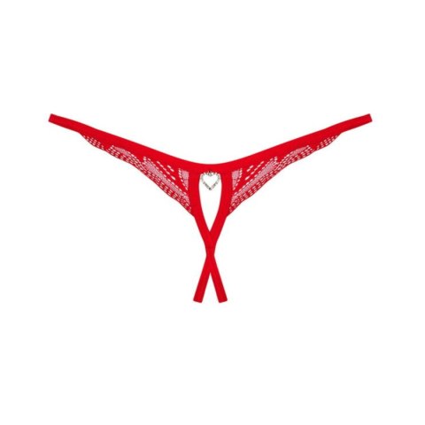 Otwarte Czerwone Stringi Chilisa Xl/2Xl Obsessive