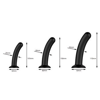 Zestaw Dilatorów Analnych Silicone Anal Dildos S,M,L Nexus