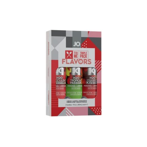 Lubrykant Wodny Flavors Zestaw 3 X 30 Ml-System JO