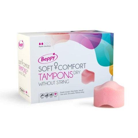 Tampony Bez Sznurka Suche Soft Comfort Tampons Dry 8szt. Beppy