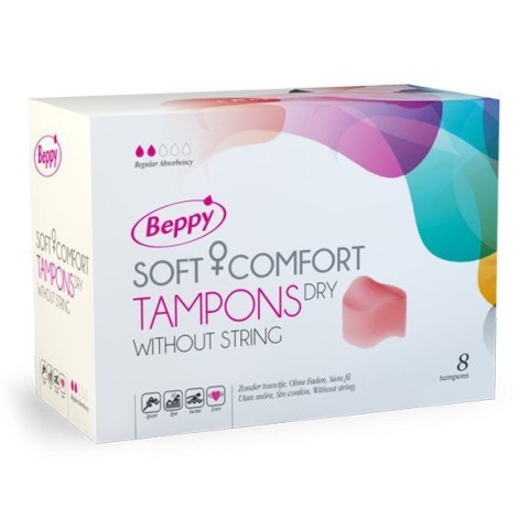Tampony Bez Sznurka Suche Soft Comfort Tampons Dry 8szt. Beppy