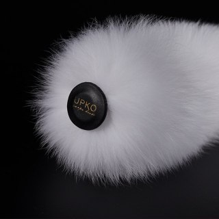 Odczepiany Metalowy Korek Z Lisim Ogonem Upko Fox Fur Tail Small Butt Plug UPKO