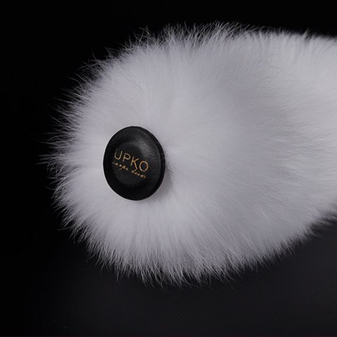 Odczepiany Metalowy Korek Z Lisim Ogonem Upko Fox Fur Tail Small Butt Plug UPKO