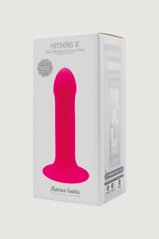 Dildo silikonowe różowe Hitsens 2 Pink Adrien Lastic
