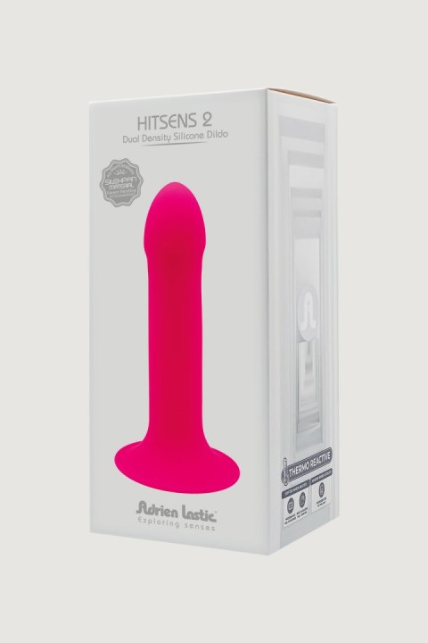 Dildo silikonowe różowe Hitsens 2 Pink Adrien Lastic