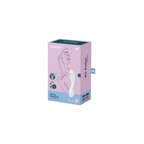 Stymulator łechtaczki Curvy 5Plus Air Pulse-Satisfyer