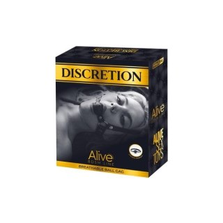 Knebel Do Ust Discretion Black Ball Gag Alive