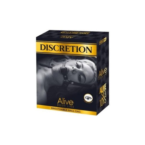 Knebel Do Ust Discretion Black Ball Gag Alive