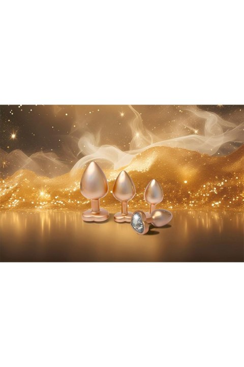 Korek Analny Gleaming Love Pearl Gold Plug Large Dreamtoys