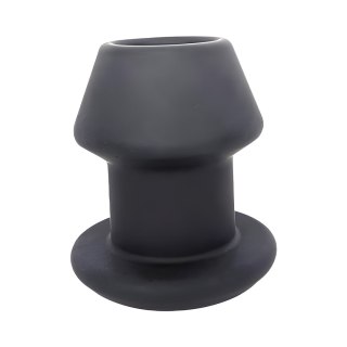 Tunel analny czarny rozmiar M Gobbler Silicone Tunnel Plug Brutus