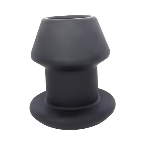Tunel analny czarny rozmiar M Gobbler Silicone Tunnel Plug Brutus