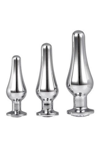 Zestaw Korków Gleaming Love Pleasure Set Silver Dreamtoys